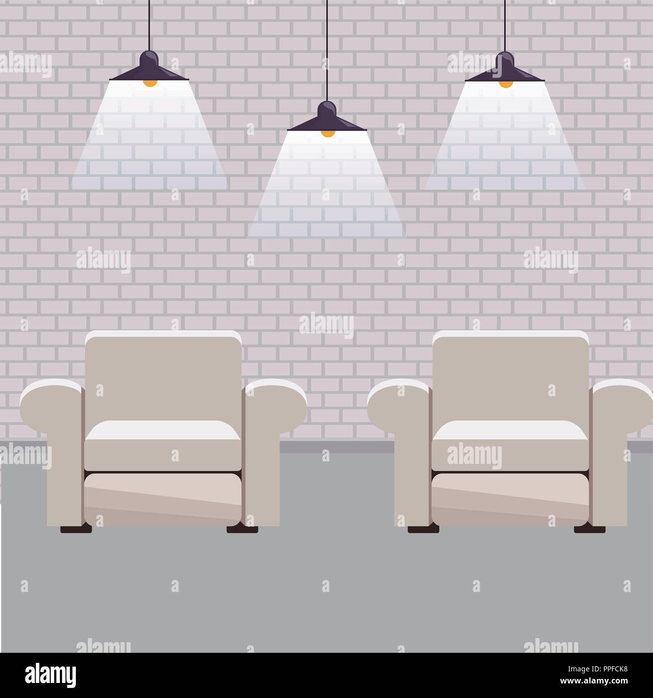 Living room interior Stock Vector Image & Art - Alamy