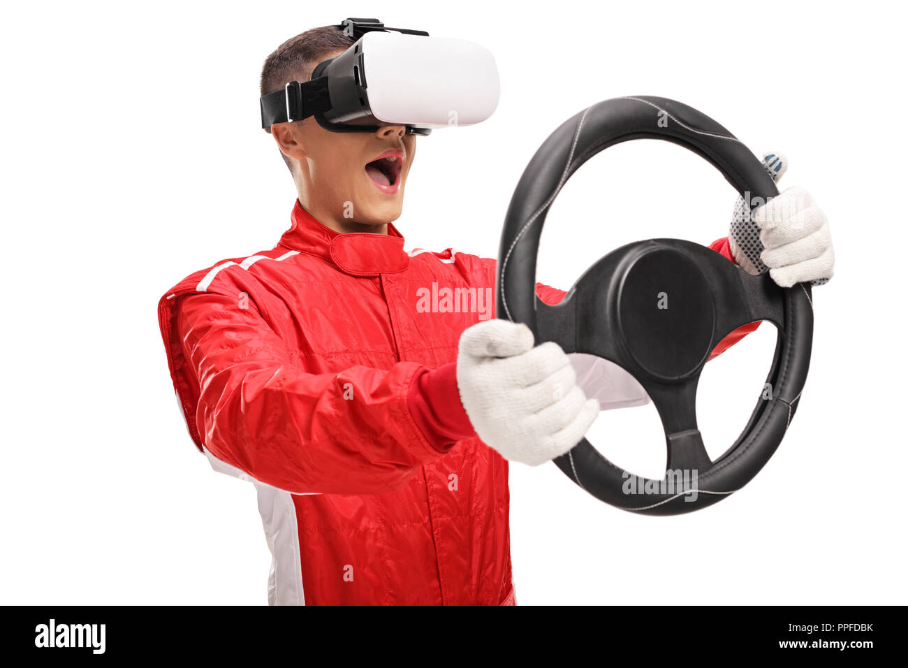 Vr racing headset top