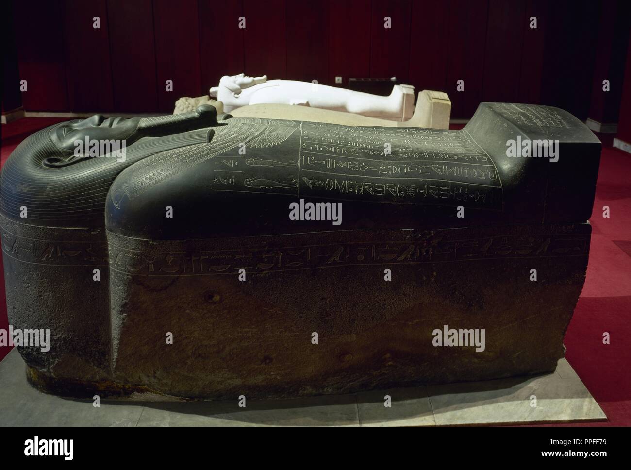 Tabnit Sarcophagus of Tabnit. Egyptian king of Sidon. 6th century BC ...