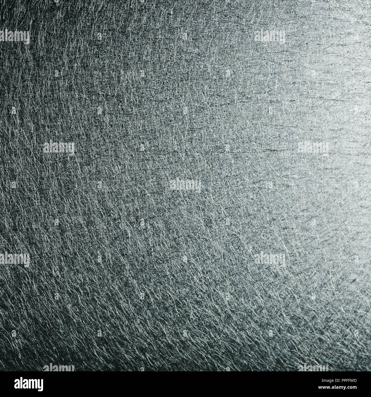 gray scratched metal texture, close up shot Stock Photo