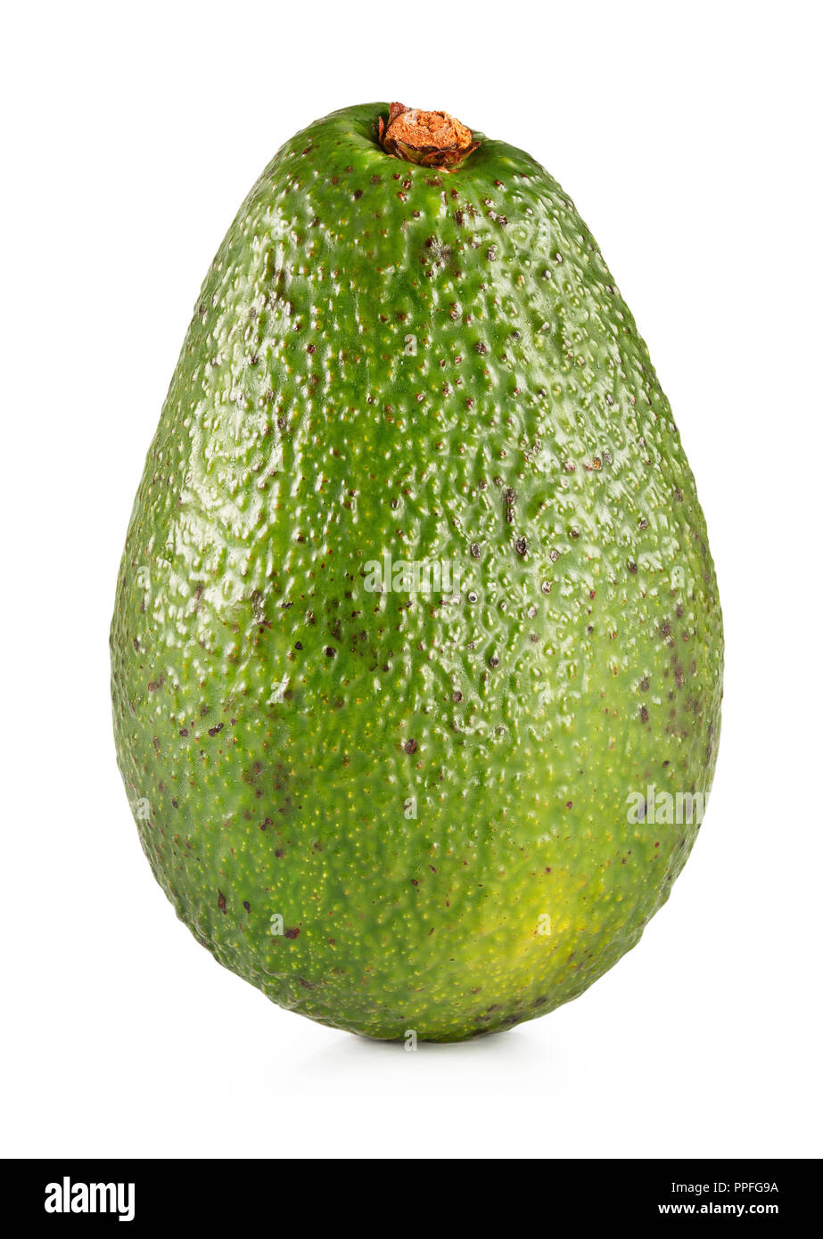 Fresh avocado isolated on white background Stock Photo