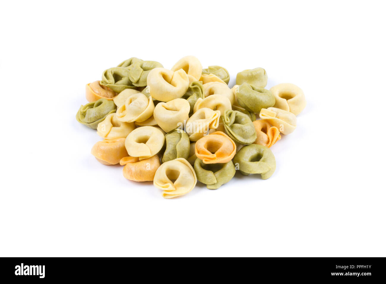Uncooked pasta Stock Photo