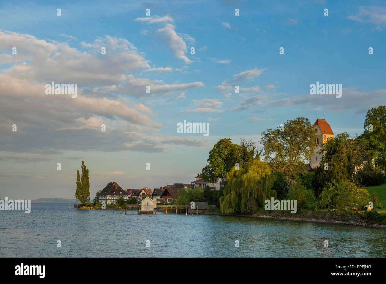 Bodman, Lake Constance, Landkreis Konstanz, Baden-Württemberg, Germany Stock Photo