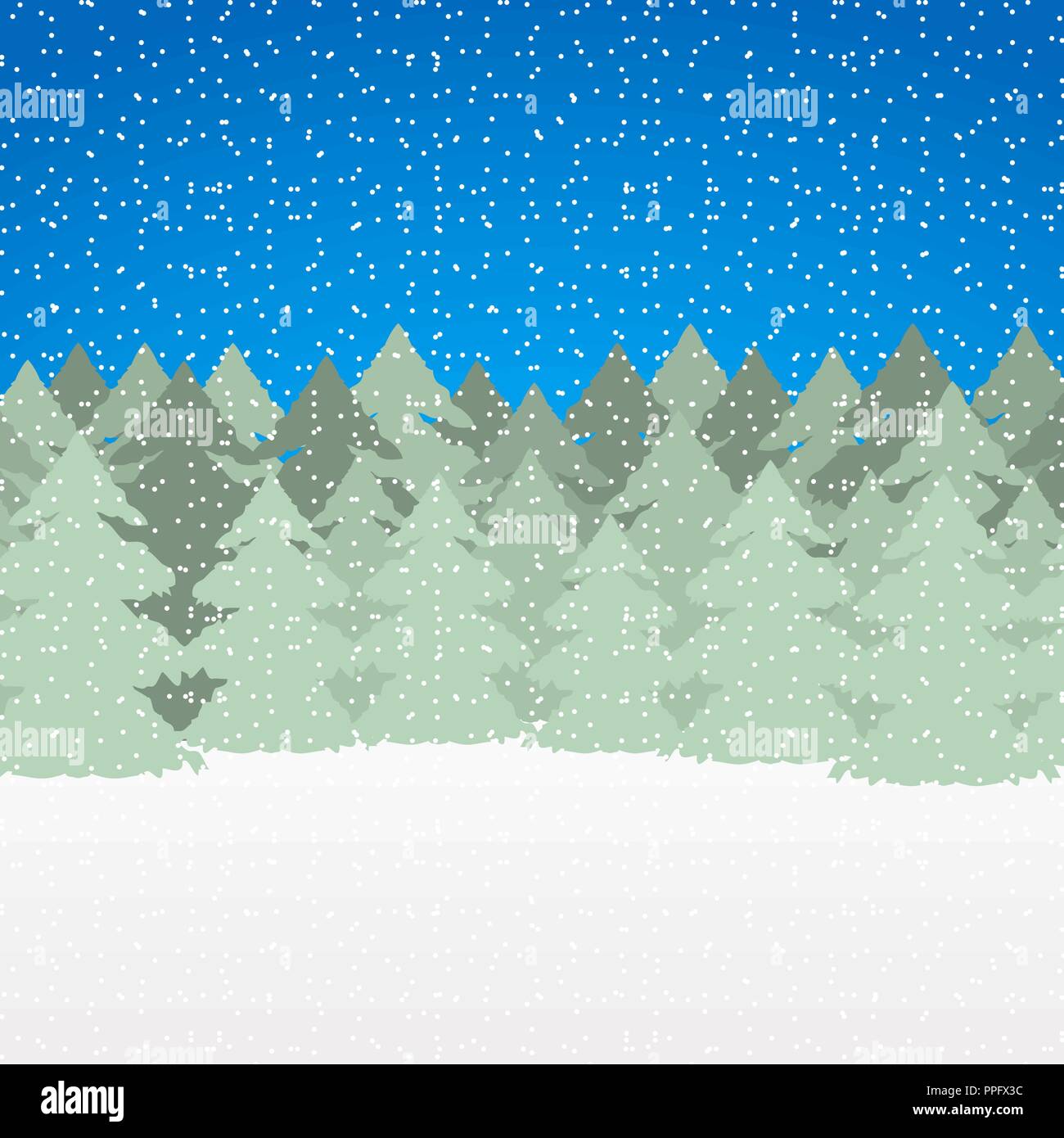 Winter garden village Stock Vector Images - Alamy
