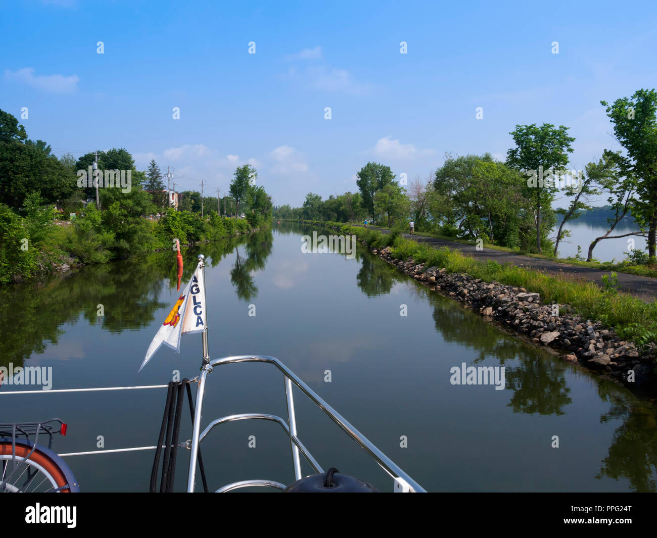 Chambly Canal, Quebec Stock Photo