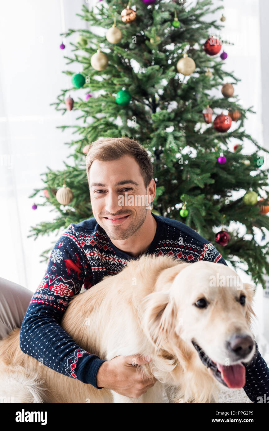 Golden retriever christmas clearance sweater