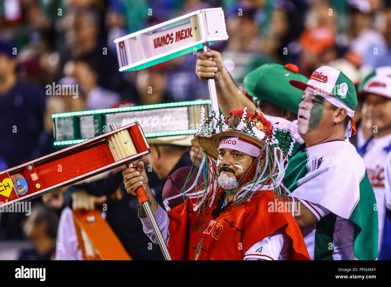 The Matraqueros Known As Amateurs To The Besbol That For More Than 30 Years Come To Support The Mexican Team Caribbean Series 2018 Held At Charros The Matraqueros Known As Amateurs To The Besbol That For More Than 30 Years Come To Support The Mexican Team Caribbean Series 2018 Held At Charros