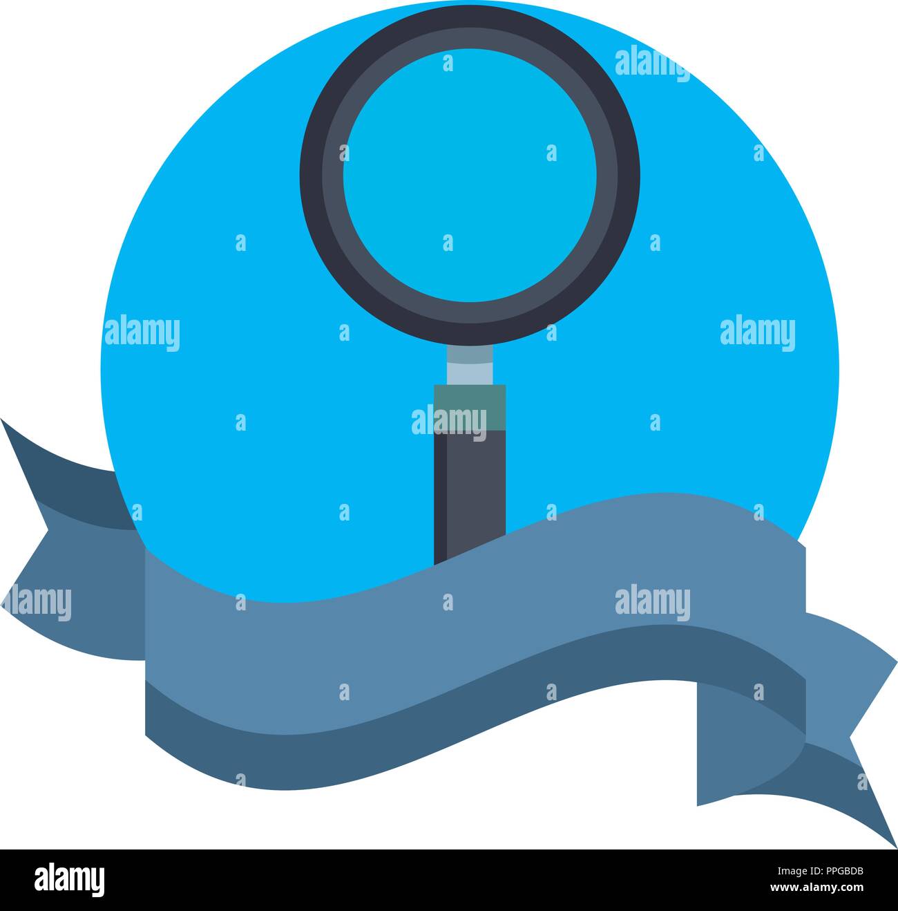 Magnifying glass symbol Stock Vector Image & Art Alamy