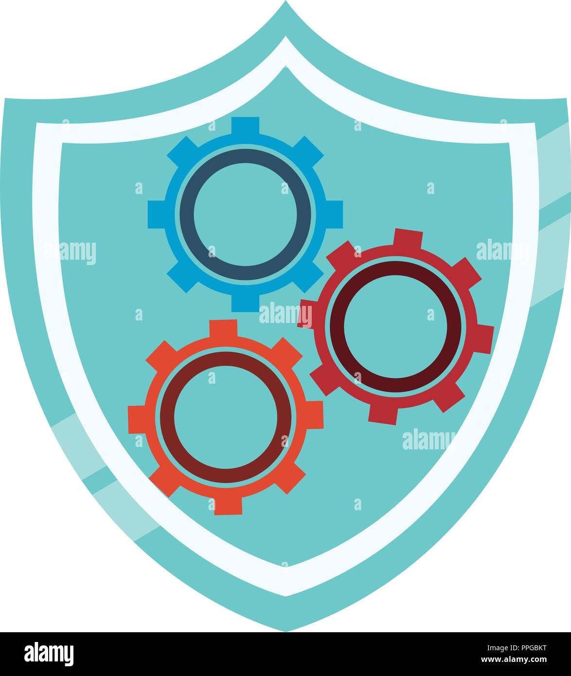 Gears working symbol Stock Vector Image & Art - Alamy