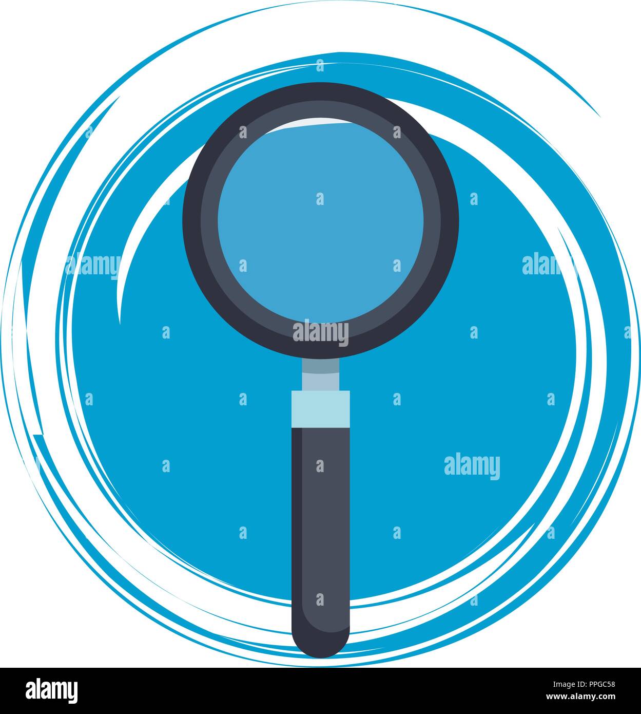 Magnifying glass symbol Stock Vector Image & Art Alamy