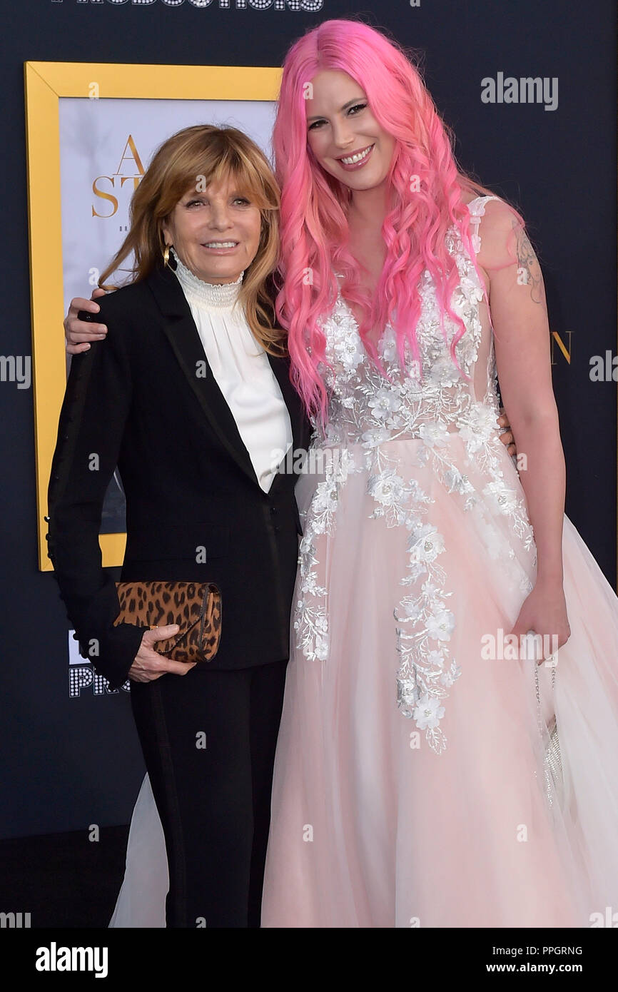 Katharine Ross and her daughter Cleo Cole Elliott attending the 'A Star