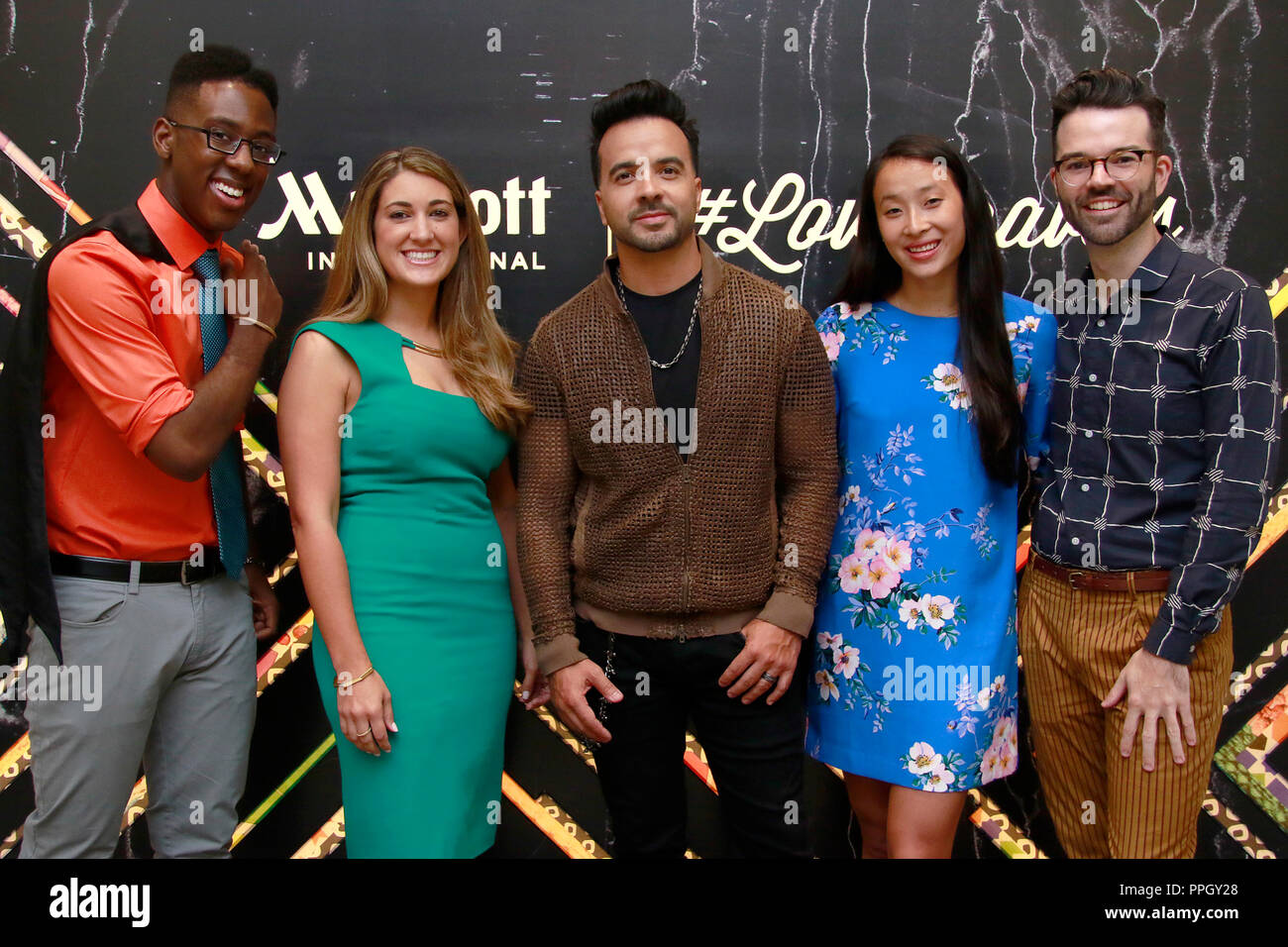 New York, NY, USA. 25th Sep, 2018. Tony Weaver, Isabel Rullan, Luis ...