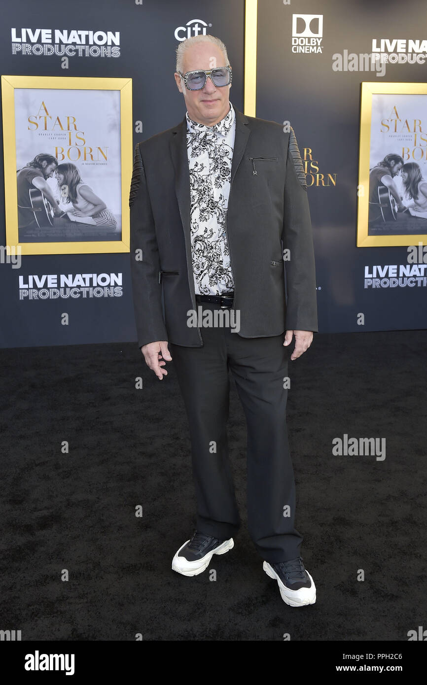 Andrew Dice Clay attending the 'A Star Is Born' premiere at The Shrine