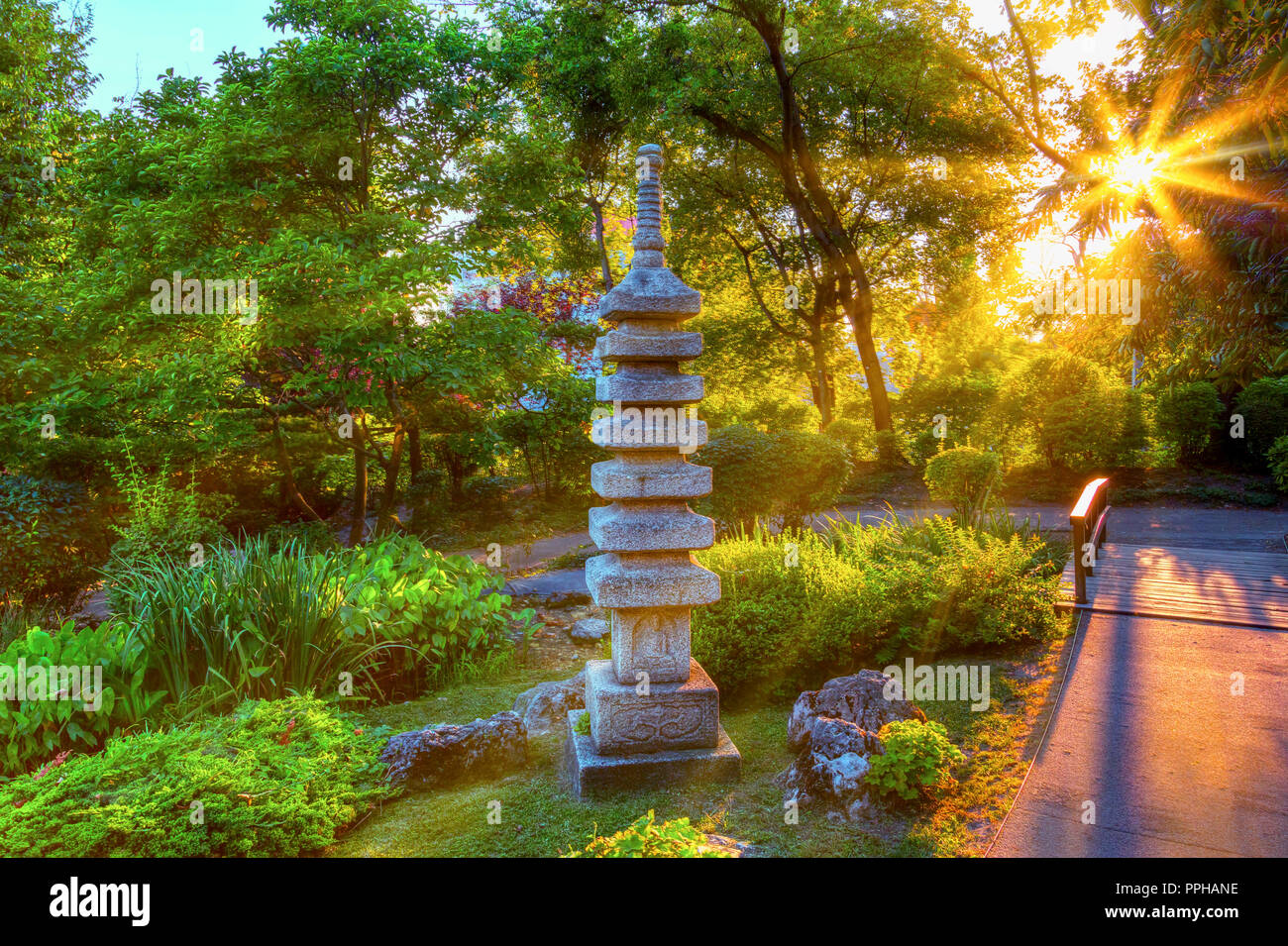 Setagaya-Park, Vienna, Austria Stock Photo