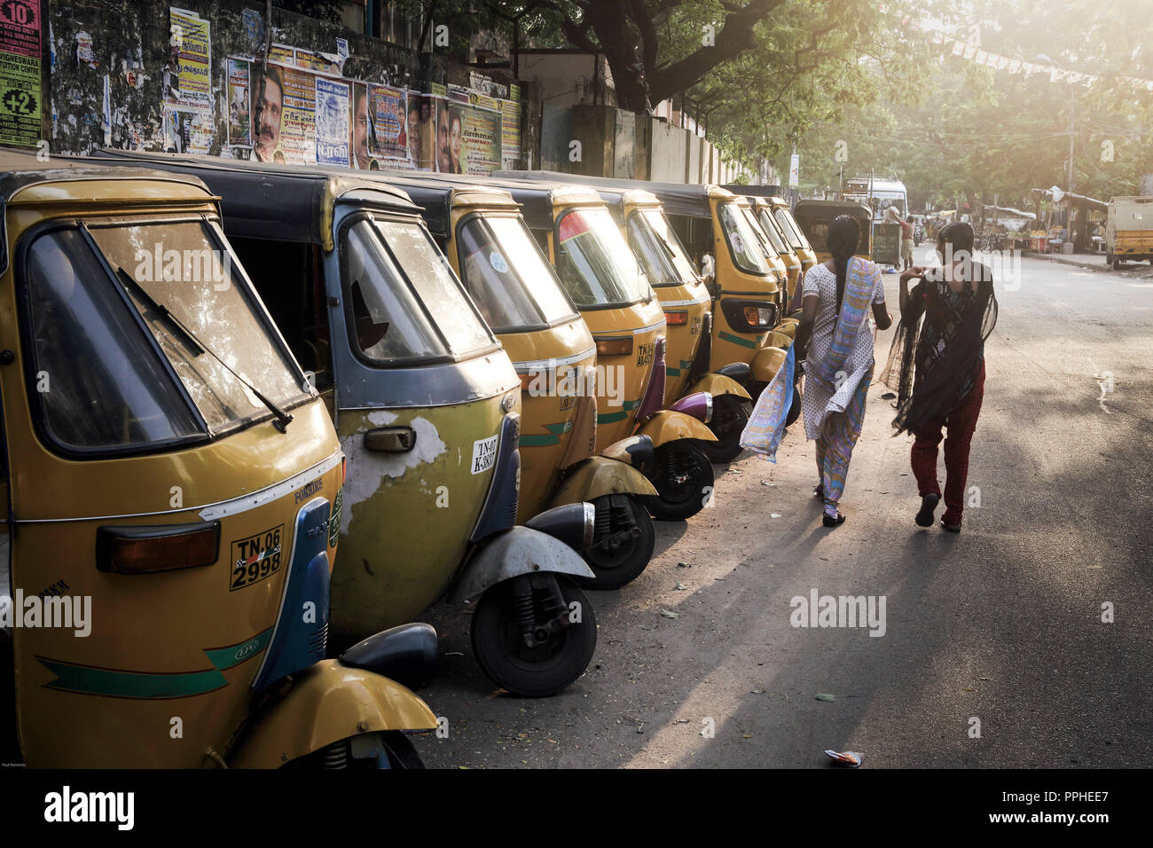 Chennai auto rickshaw hi-res stock photography and images - Alamy