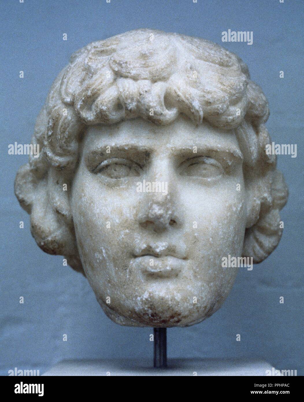 Antinous (111-130). Greek youth and a favorite or lover of emperor ...