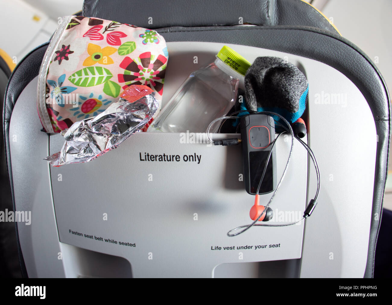 Back of an airplane seat hires stock photography and images Alamy