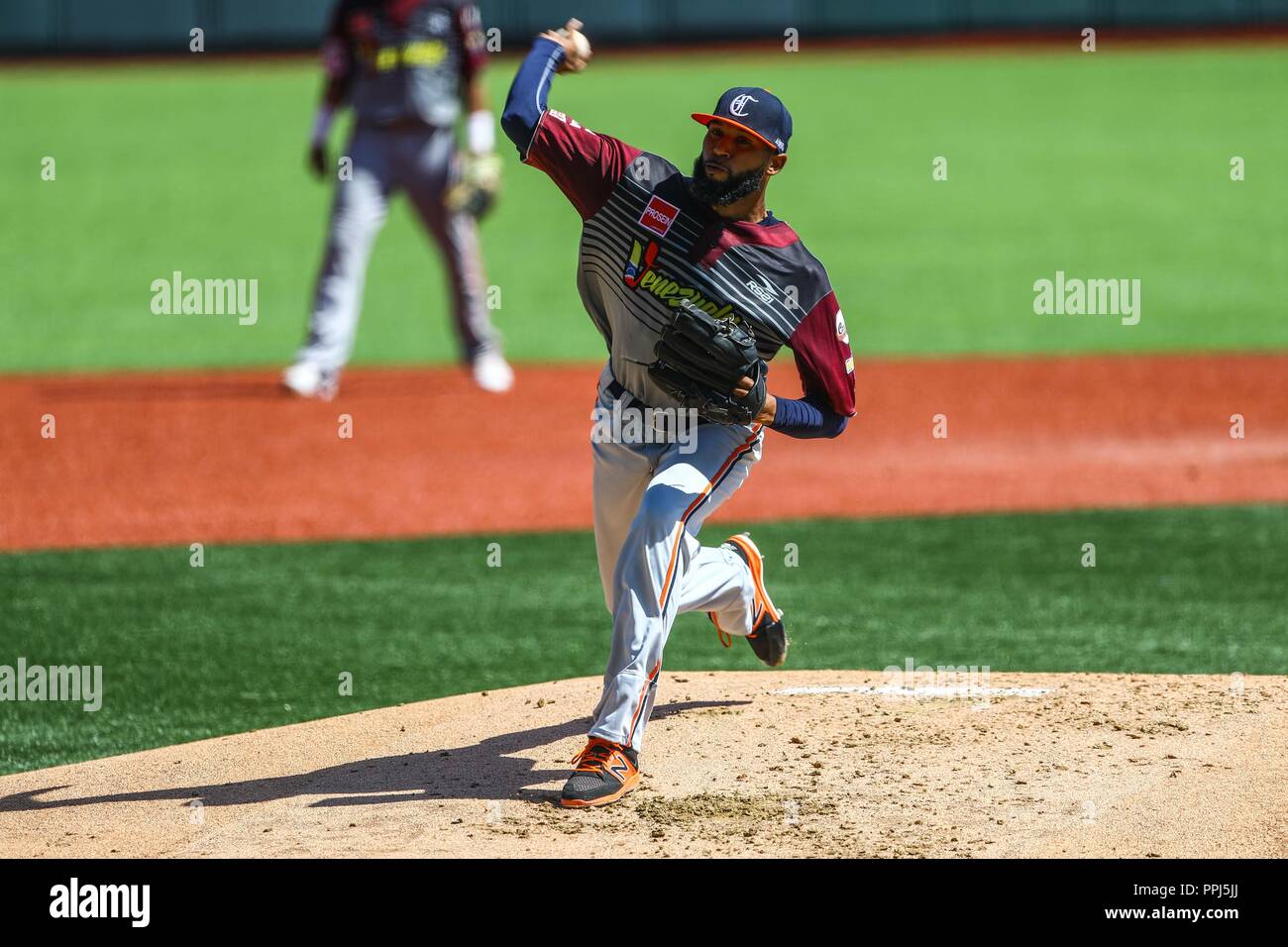 Daryl Thompson, pitcher abridor de Caribes de Anzoátegui de Venezuela ...