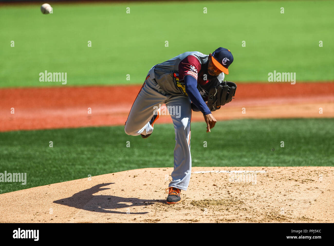 Daryl Thompson, pitcher abridor de Caribes de Anzoátegui de Venezuela ...