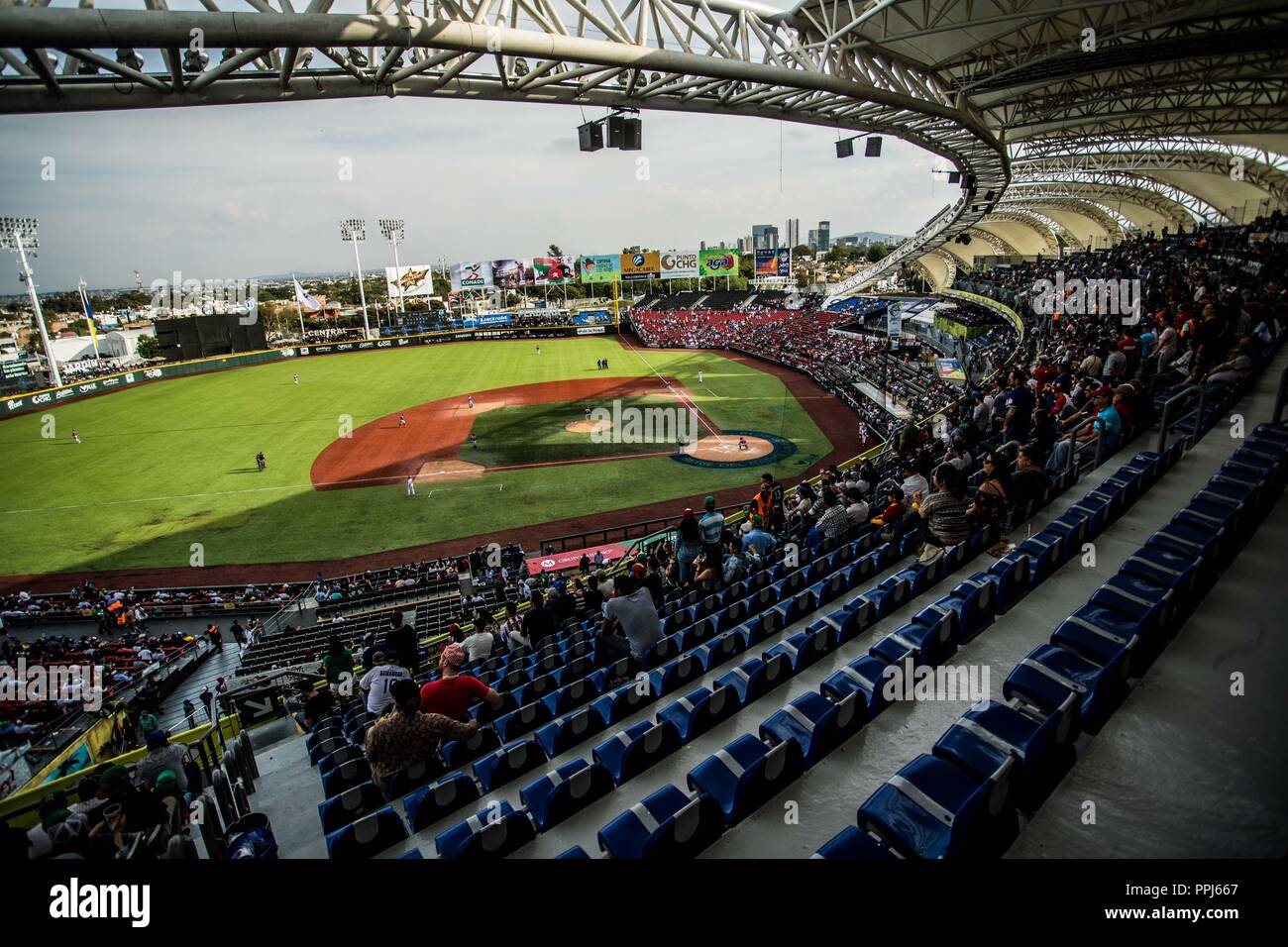 Vista panorámica del estadio Panamericano o Estadio de los Charros de