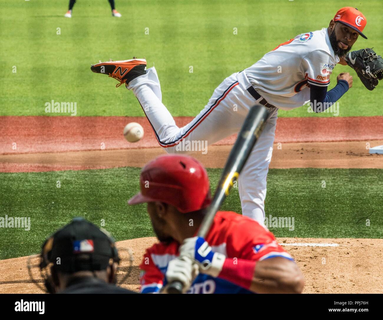 Daryl Thompson, pitcher inicial Caribes de Anzoátegui de Venezuela ...