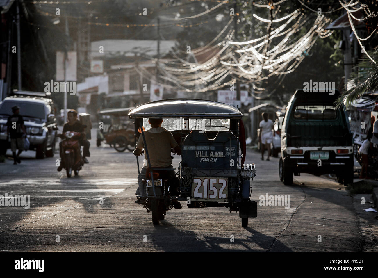 Auto rickshaw and other transport in Dumaguete, Negros Island ...