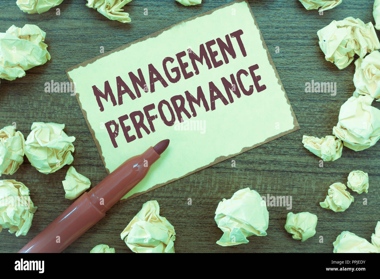 Handwriting text Management Performance. Concept meaning feedback on ...