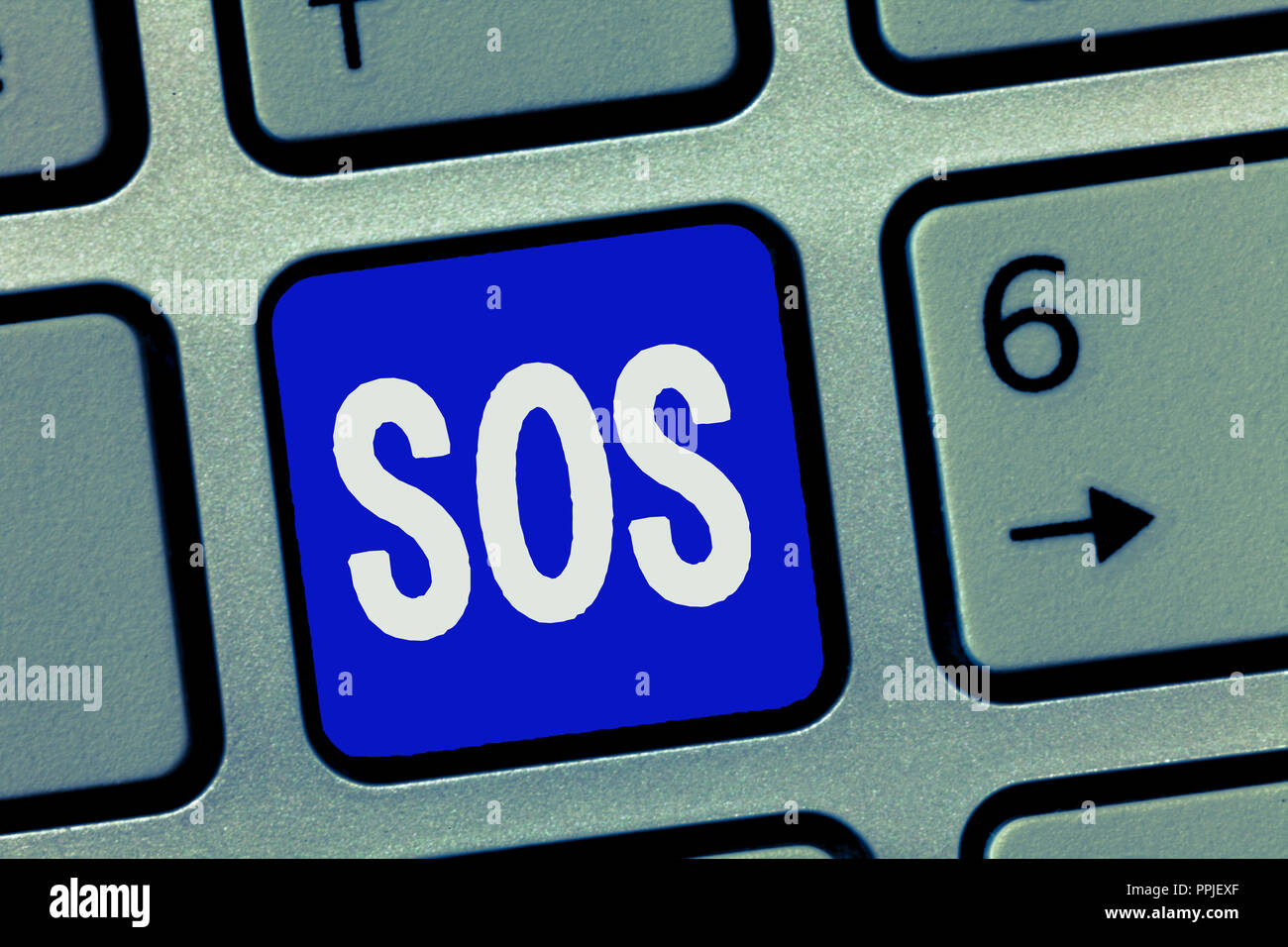 Emergency distress signal beach hi-res stock photography and images - Alamy