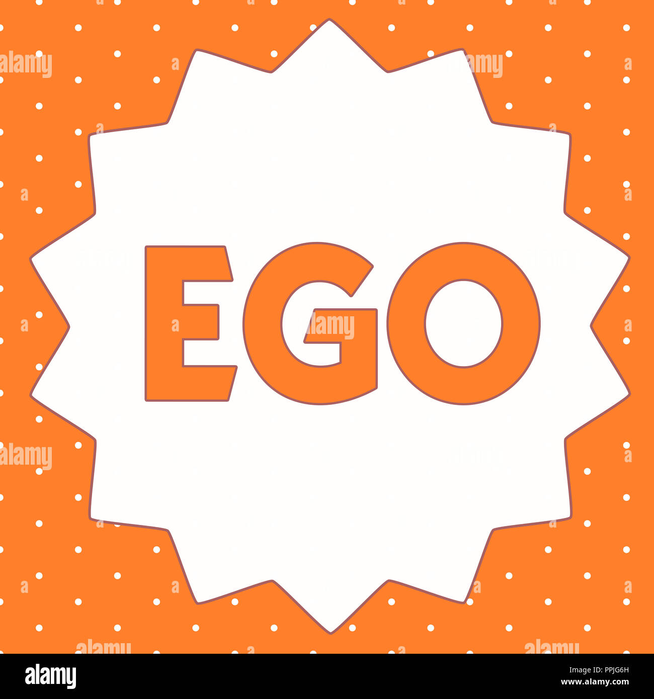 Conceptual hand writing showing Ego. Business photo showcasing Sense of ...