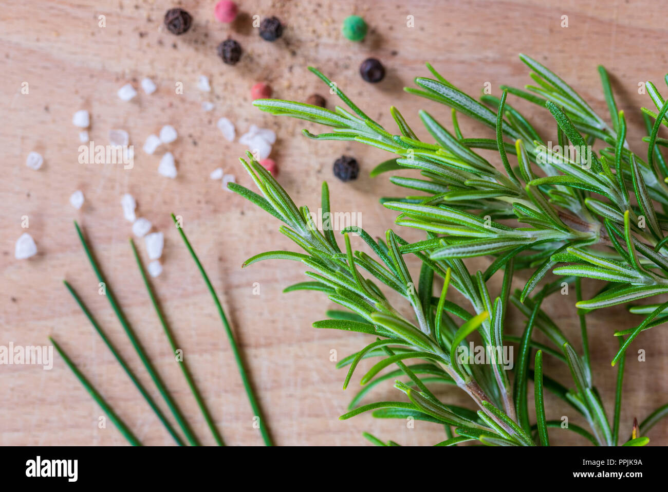 Spices and aromatic herbs Stock Photo Alamy