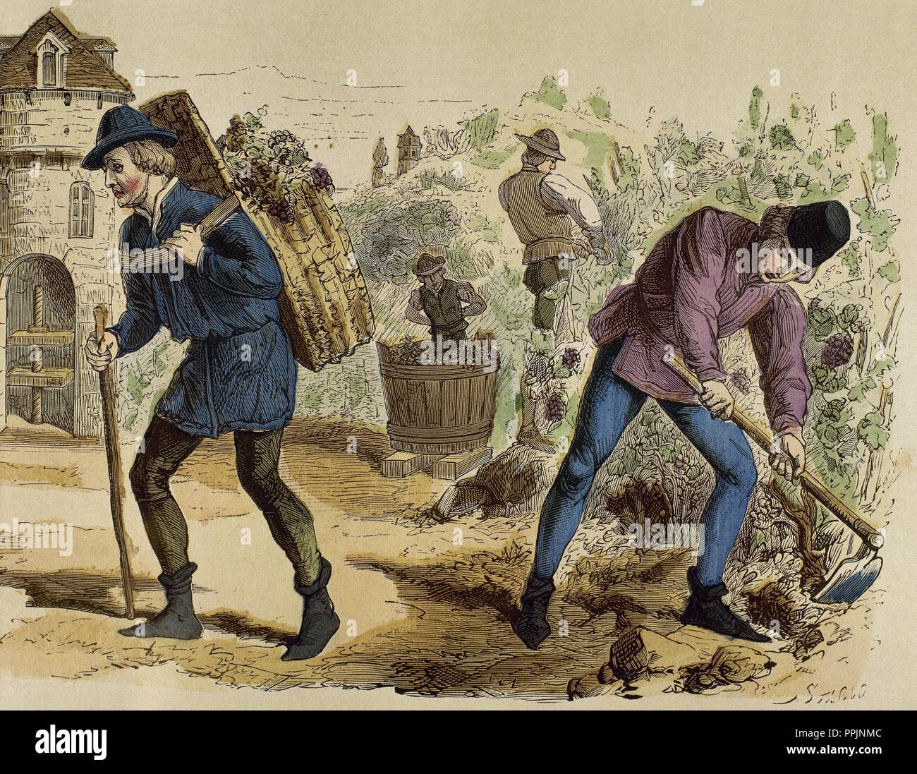 Peasants working hires stock photography and images Alamy