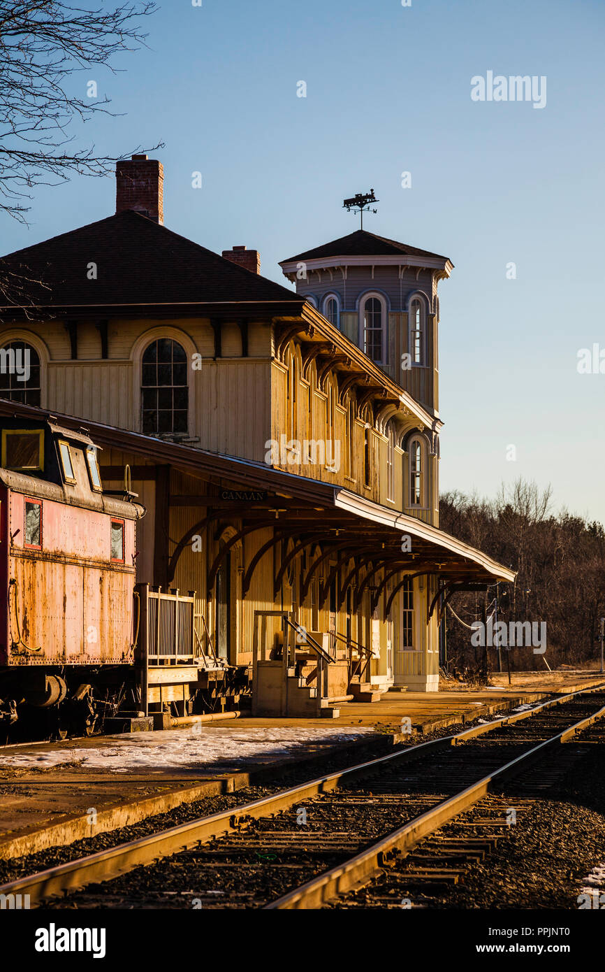 Canaan Railroad Station Canaan, Connecticut, USA Stock Photo Alamy