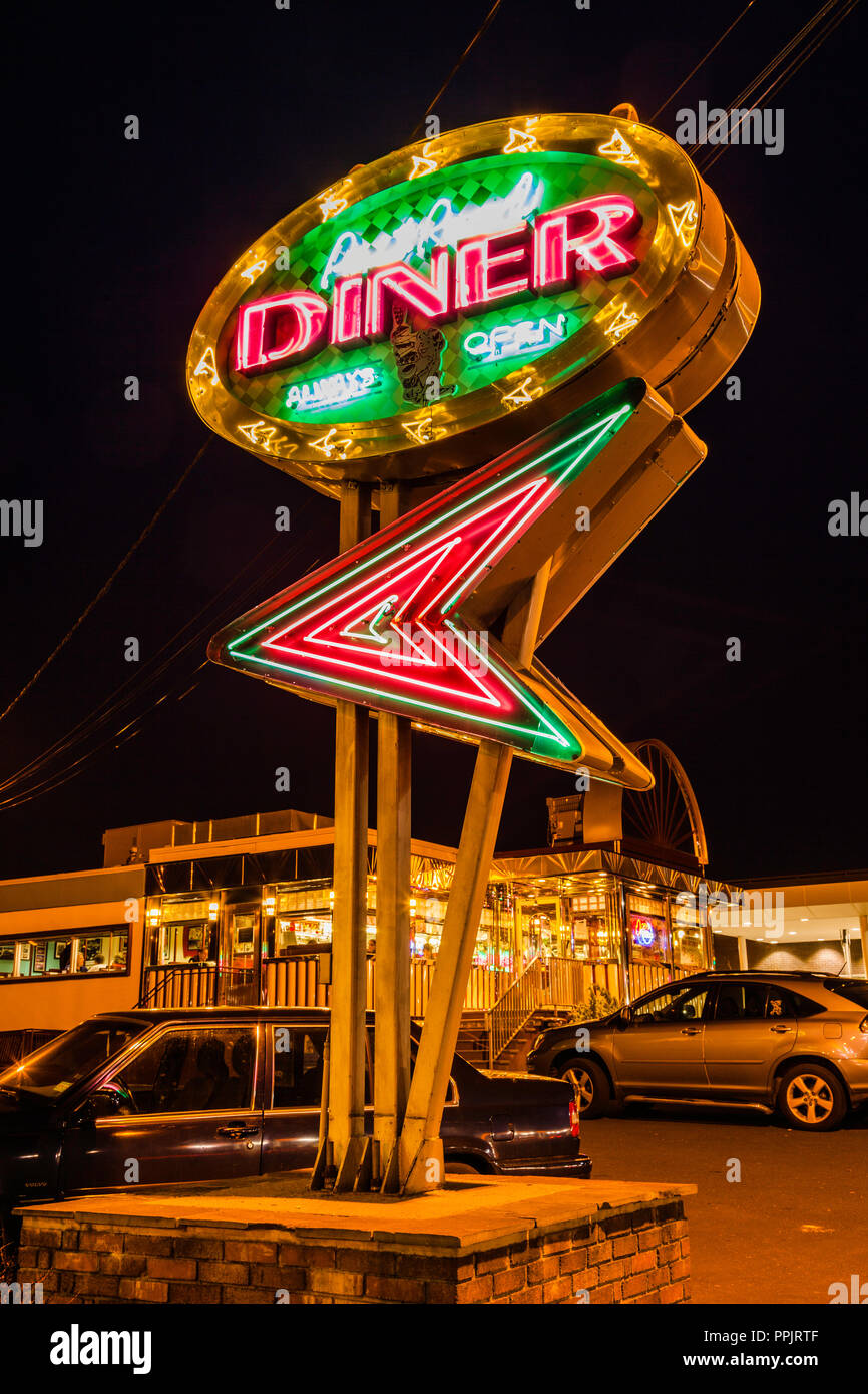 Post Road Diner Norwalk, Connecticut, USA Stock Photo Alamy