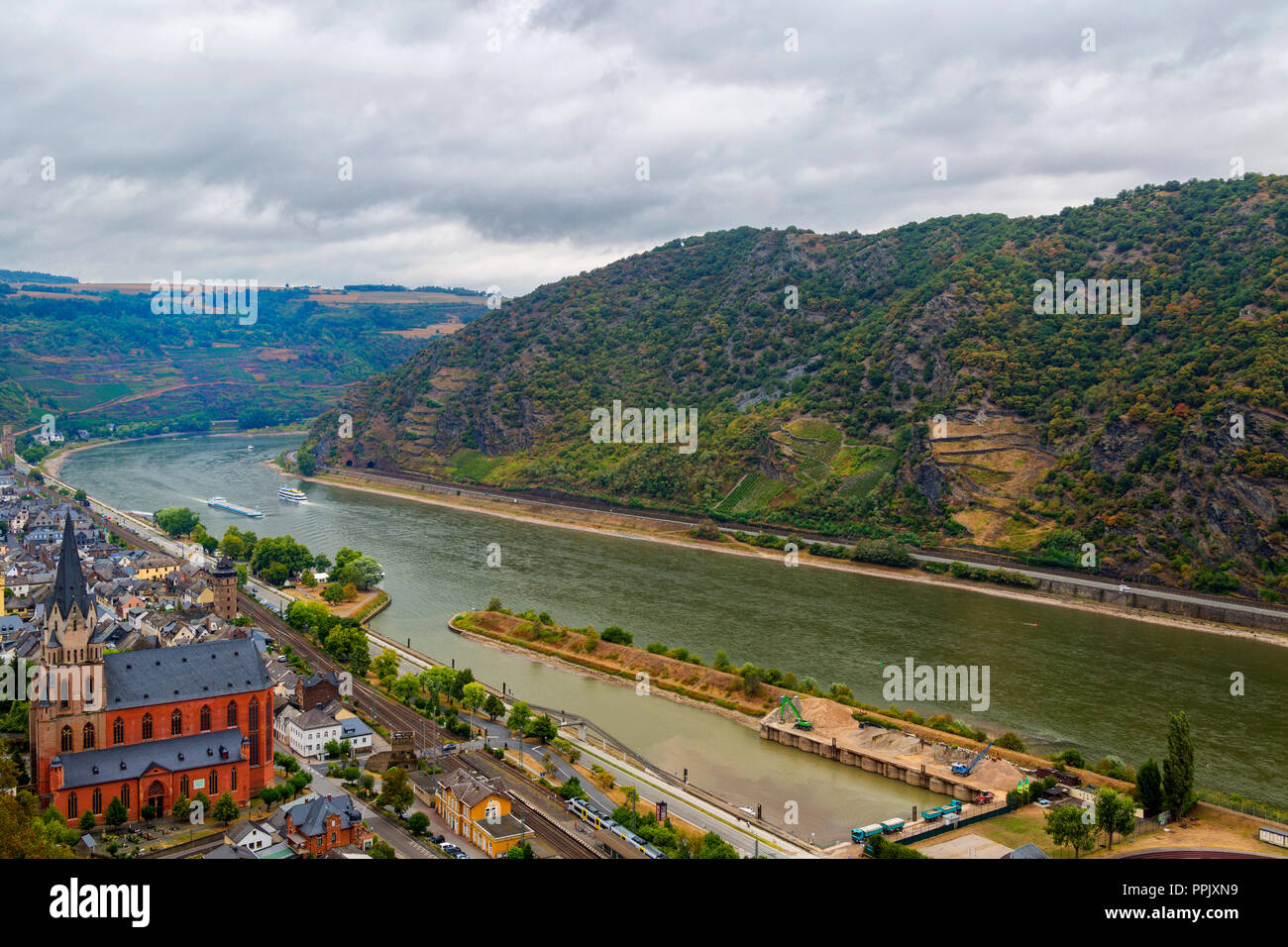 Rhine gorge river hi res stock photography and images Alamy