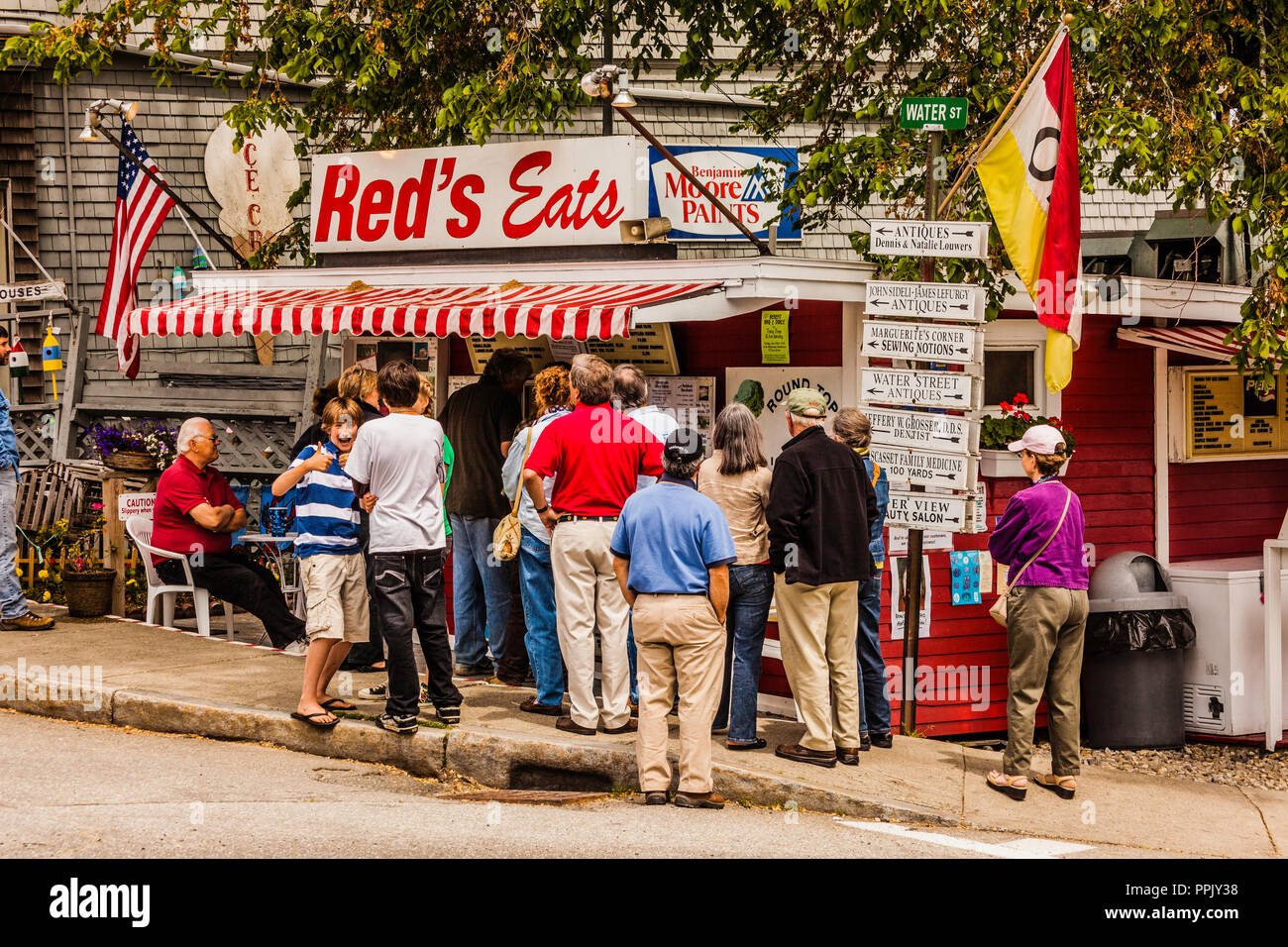 Red's Eats   Wiscasset, Maine, USA Stock Photo