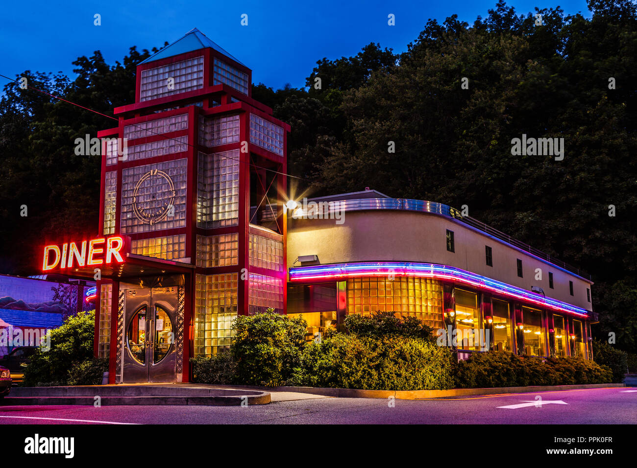 Bull's Head Diner Stamford, Connecticut, USA Stock Photo Alamy