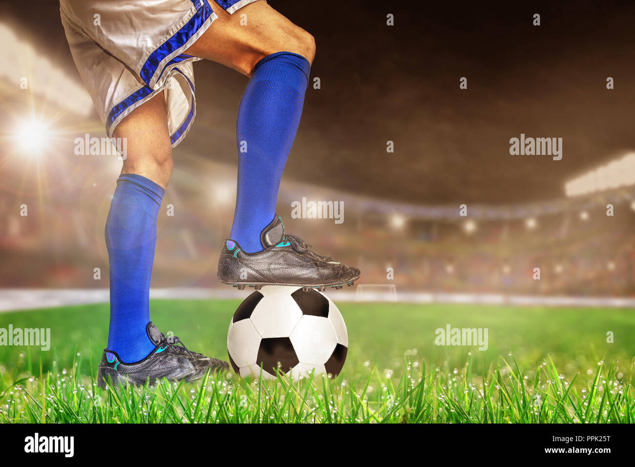 Football Player Standing Feet On High Resolution Stock Photography and  Images - Alamy
