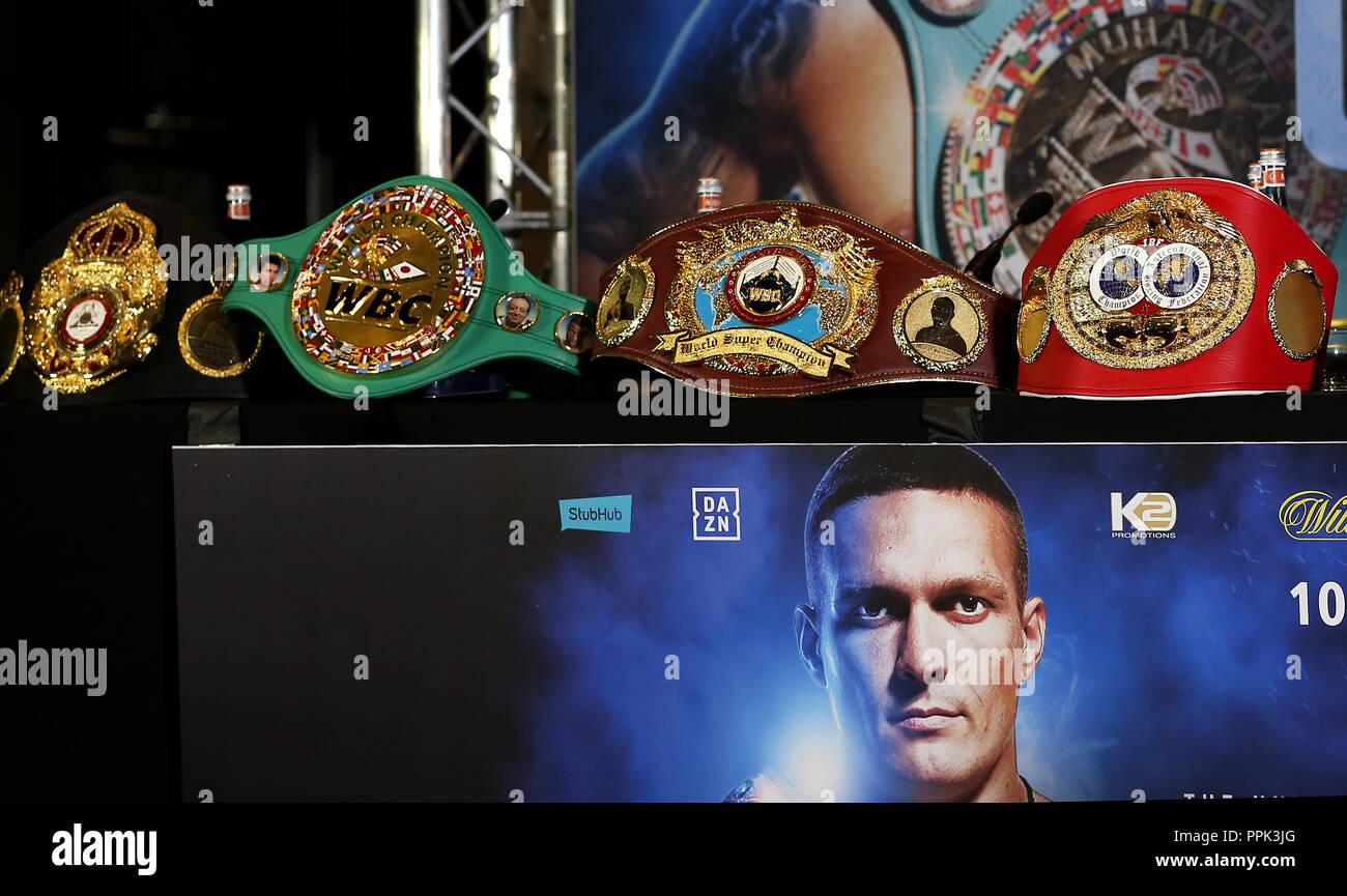 Wba Wbc Wbo Boxing Hi Res Stock Photography And Images Alamy