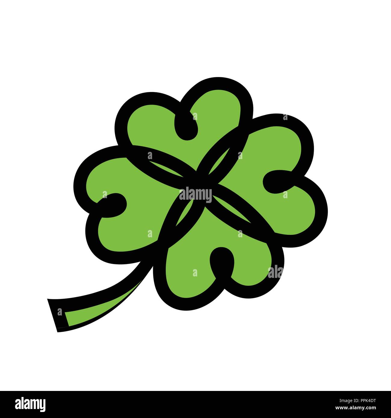 Icon for Irish Traditional Spring Holiday - Saint Patrick's Day Stock Vector