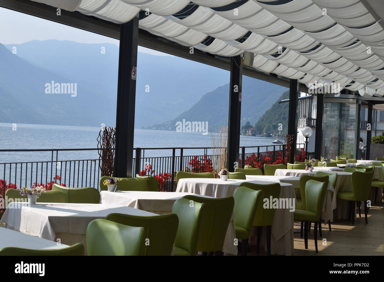 Beautiful Lake View From A Hotel Dining Room Lake Como