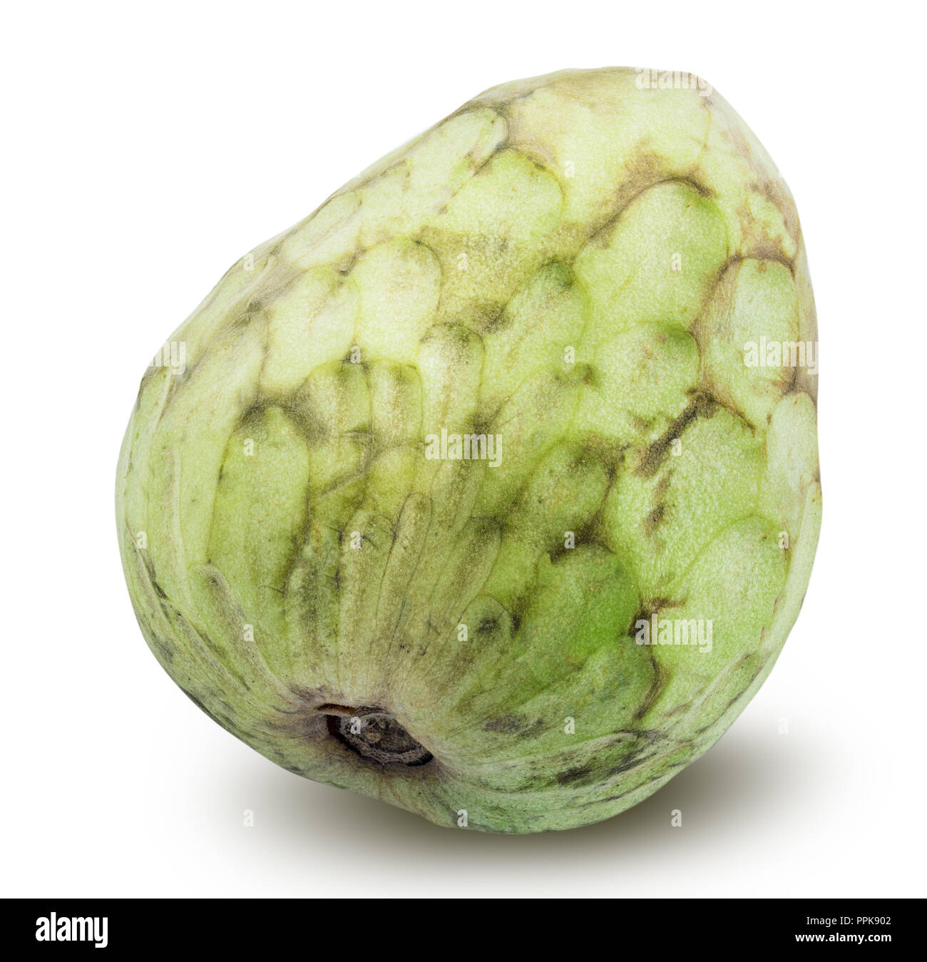 Cherimoya isolated on white background Stock Photo - Alamy