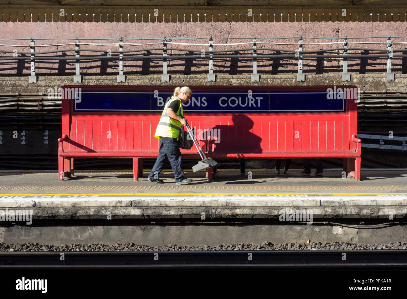 London Underground Station Staff High Resolution Stock Photography and ...