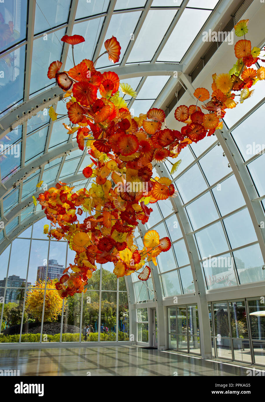 Dale Chihuly, hand blown glass, Seattle, Washington State, USA Stock Photo Alamy