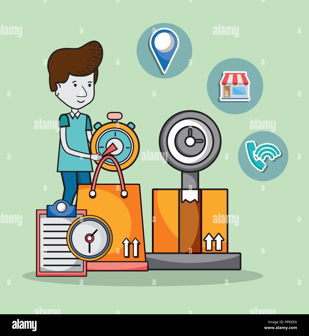 Telephone distribution boxes Stock Vector Images - Alamy