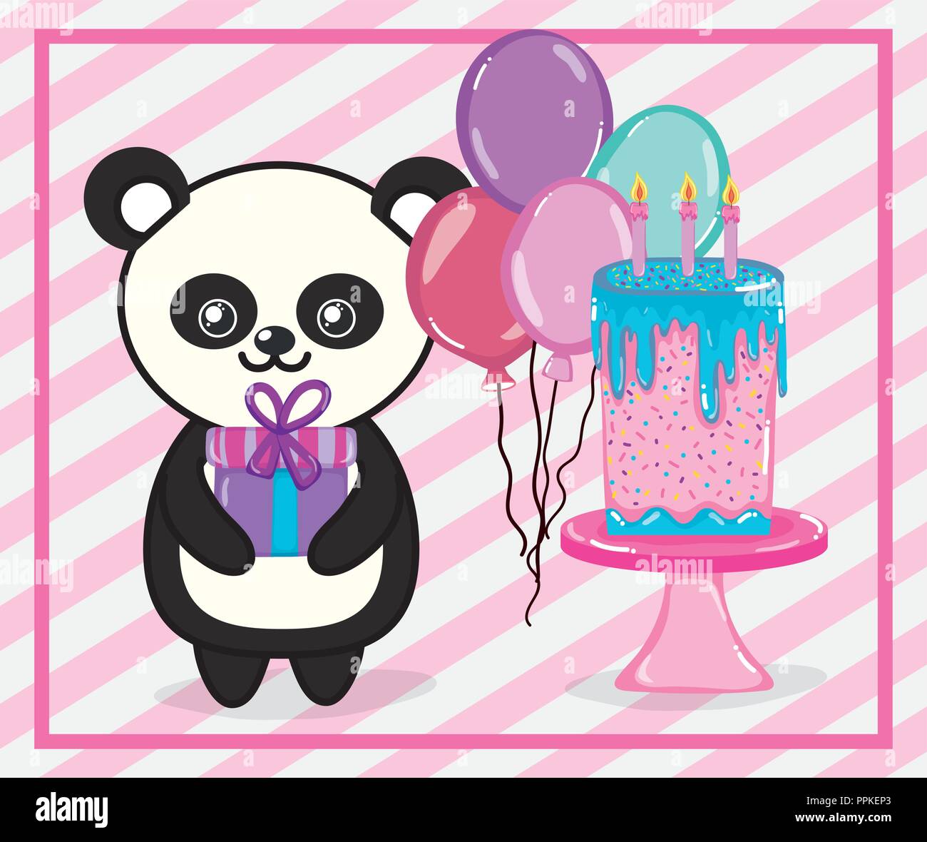 Happy birthday panda cartoon Stock Vector Image & Art - Alamy Happy birthday panda cartoon Stock Vector Image & Art - Alamy