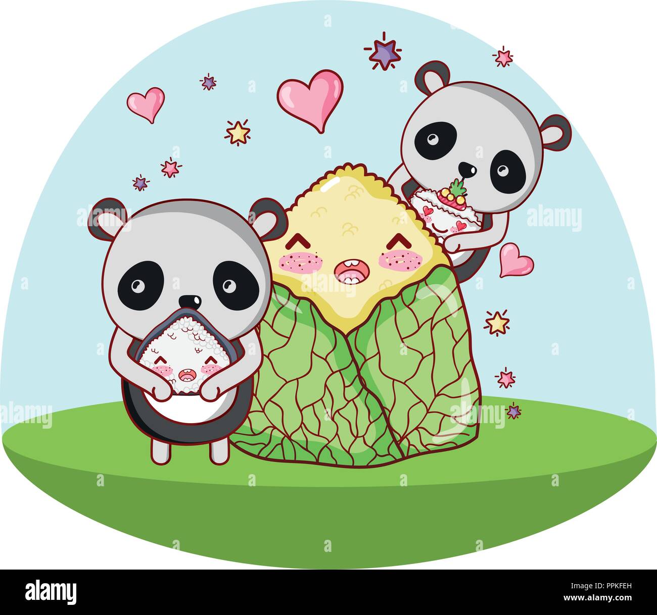 Resultado de imagem para pandas kawaii  Cute panda drawing, Panda art,  Panda drawing