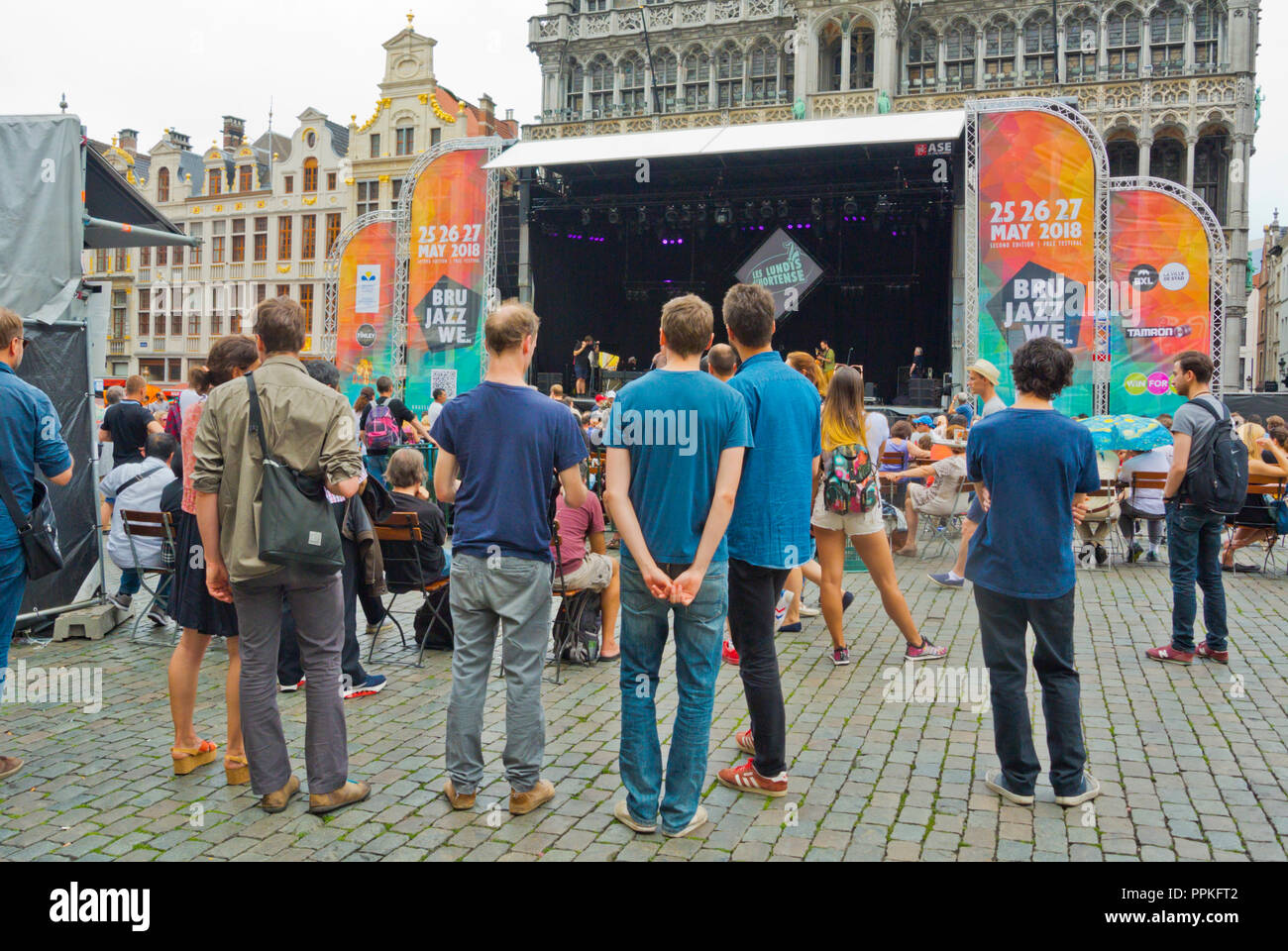 Brussels Jazz Weekend, jazz festival, Grand Place, Grote Markt, main