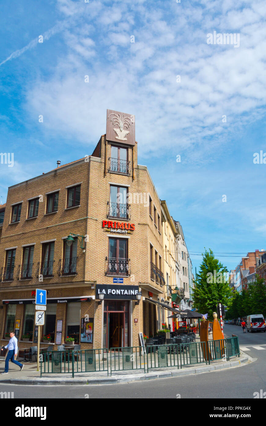 Rue Archimede, European Quarter, Brussels, Belgium Stock Photo Alamy