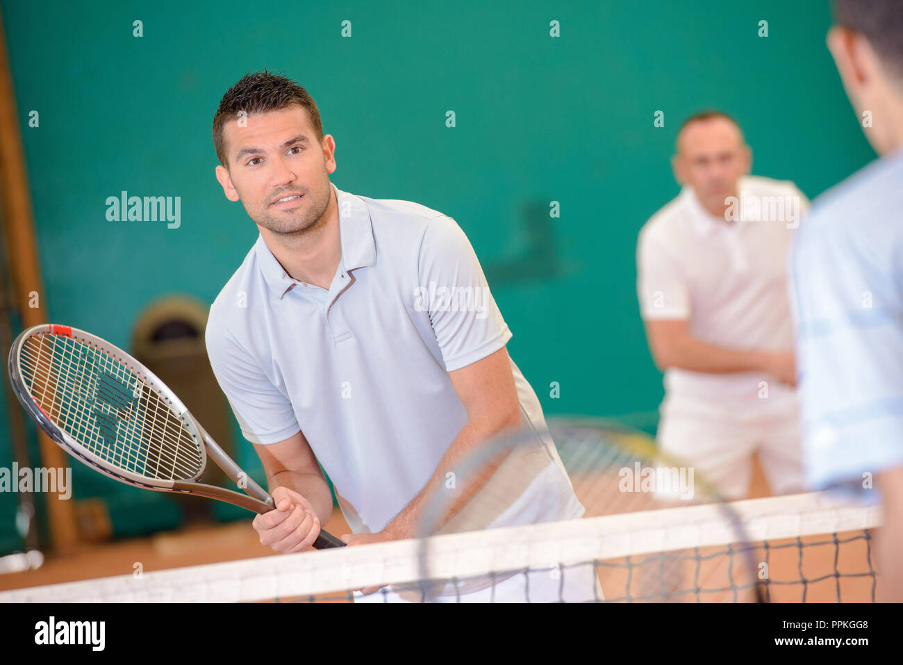 tennis session Stock Photo