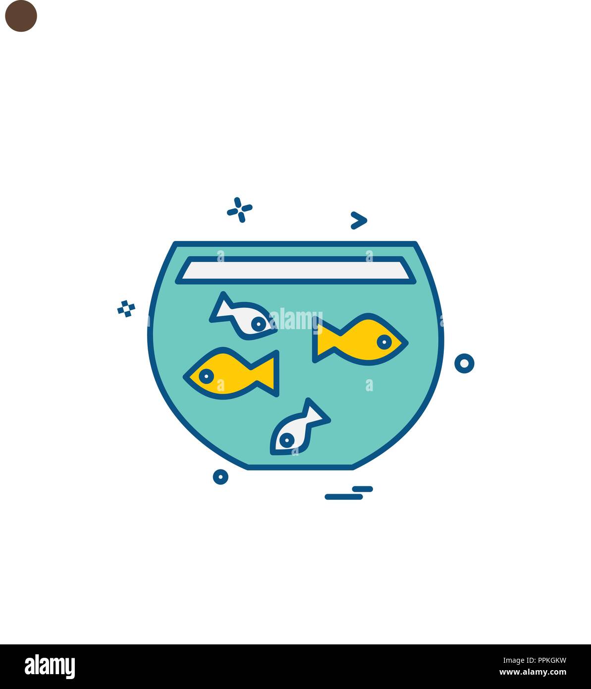 Fish Bowl Stock Vector Images Alamy